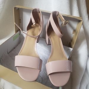 Michael Kors pink sandal heels